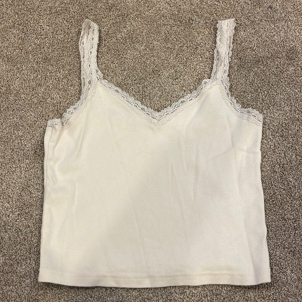 Brandy Melville cream tank top
